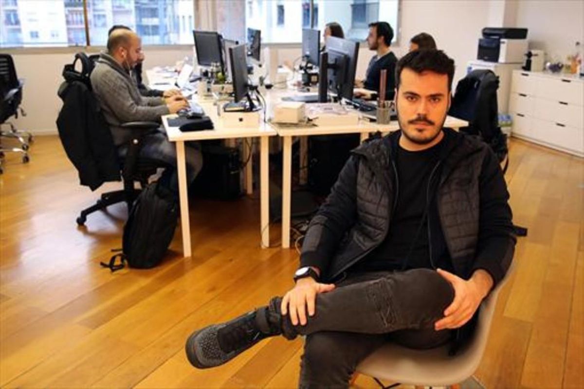 CONSOLIDACIÓ.Sergi Villaubí, fundador d’Apartum, a les instal·lacions de la companyia, a Barcelona. CONSOLIDACIÓ.Sergi Villaubí, fundador d’Apartum, a les instal·lacions de la companyia, a Barcelona.