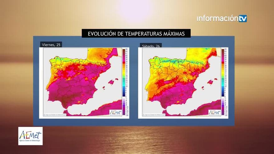 El tiempo en Alicante: continúa la ola de calor en la provincia con temperaturas de 40 grados en el interior
