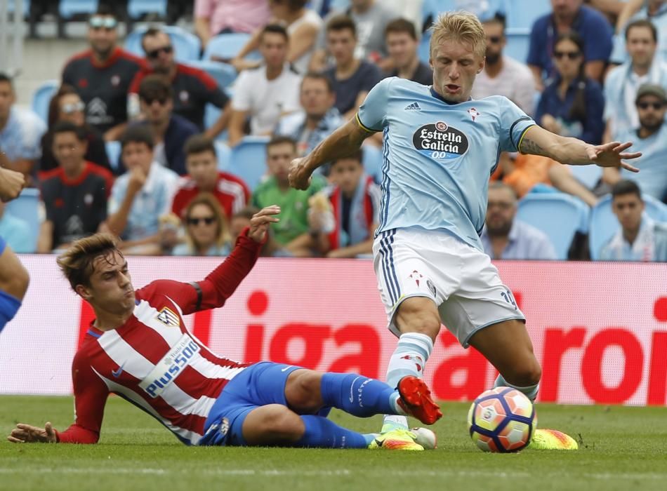 El Atlético de Madrid arrasó al Celta en una segunda parte para el olvido después de que los vigueses hubieses sido superiores durante los primeros cuarenta y cinco minutos