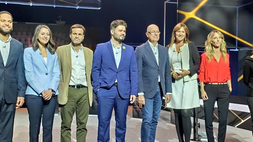 Debat electoral a TV3: Tensió, retrets i descartada la unitat independentista