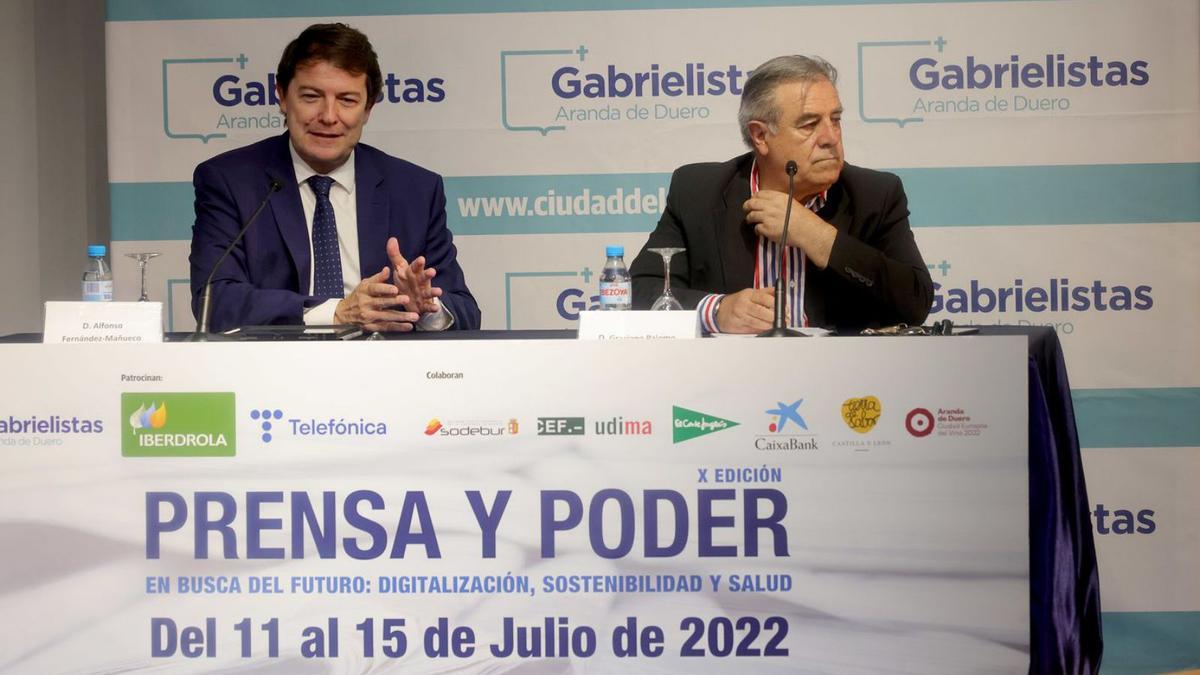 Intervención del presidente de la Junta en la presentación de “Prensa y Poder”. | Cedida