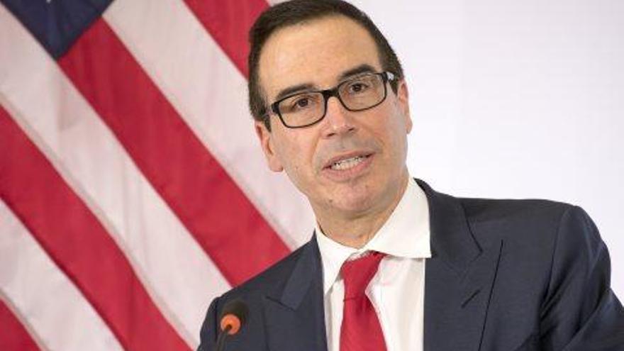 El secretari del Tresor dels EUA, Steven Mnuchin, en la cimera del G20