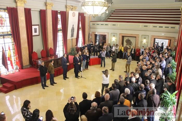 Homenaje a los policías locales jubilados en Murcia