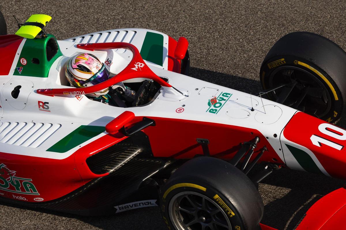 Mari Boya durante los test de pretemporada en Yas Marina (Abu Dhabi)
