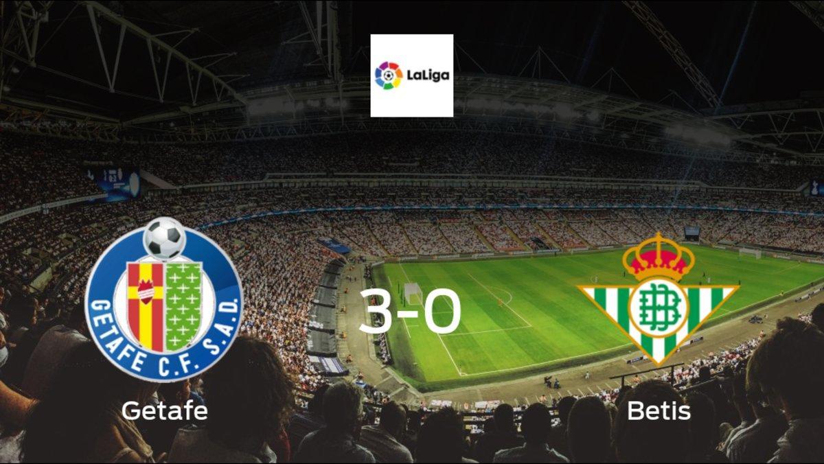 Getafe score 3 in win against Betis with a 3-0 at Coliseum Alfonso Pérez