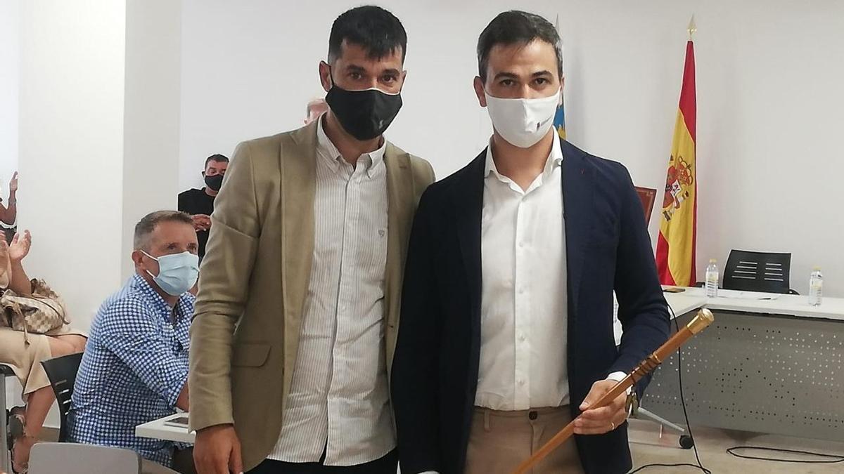 Montanés (PP9 y Yuste (En Marxa) podrían volvera turnarse la alcaldía de MAssalfassar si llegan a un pacto.