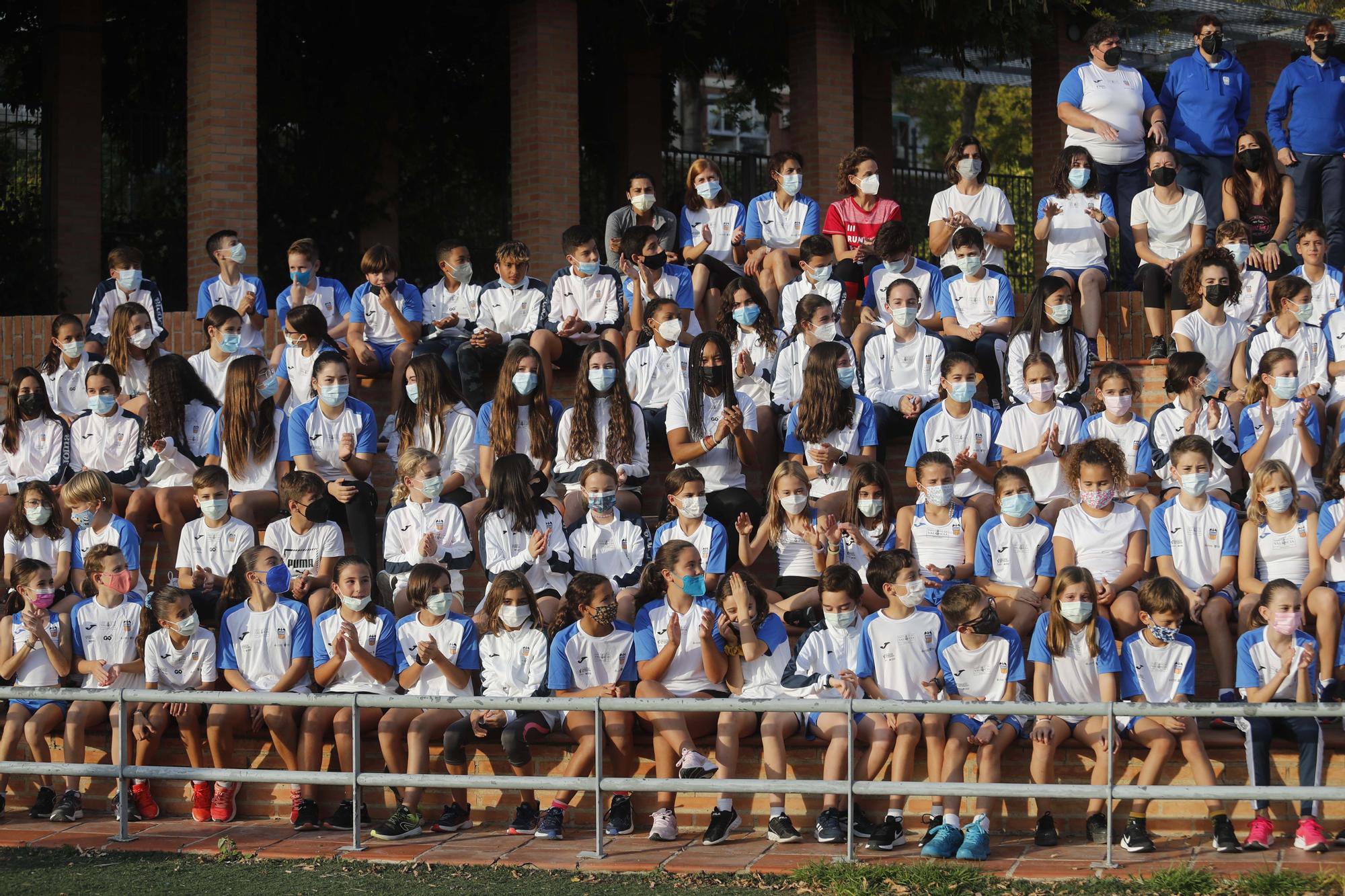 Presentación  de la escuela del Valencia Club Atletismo