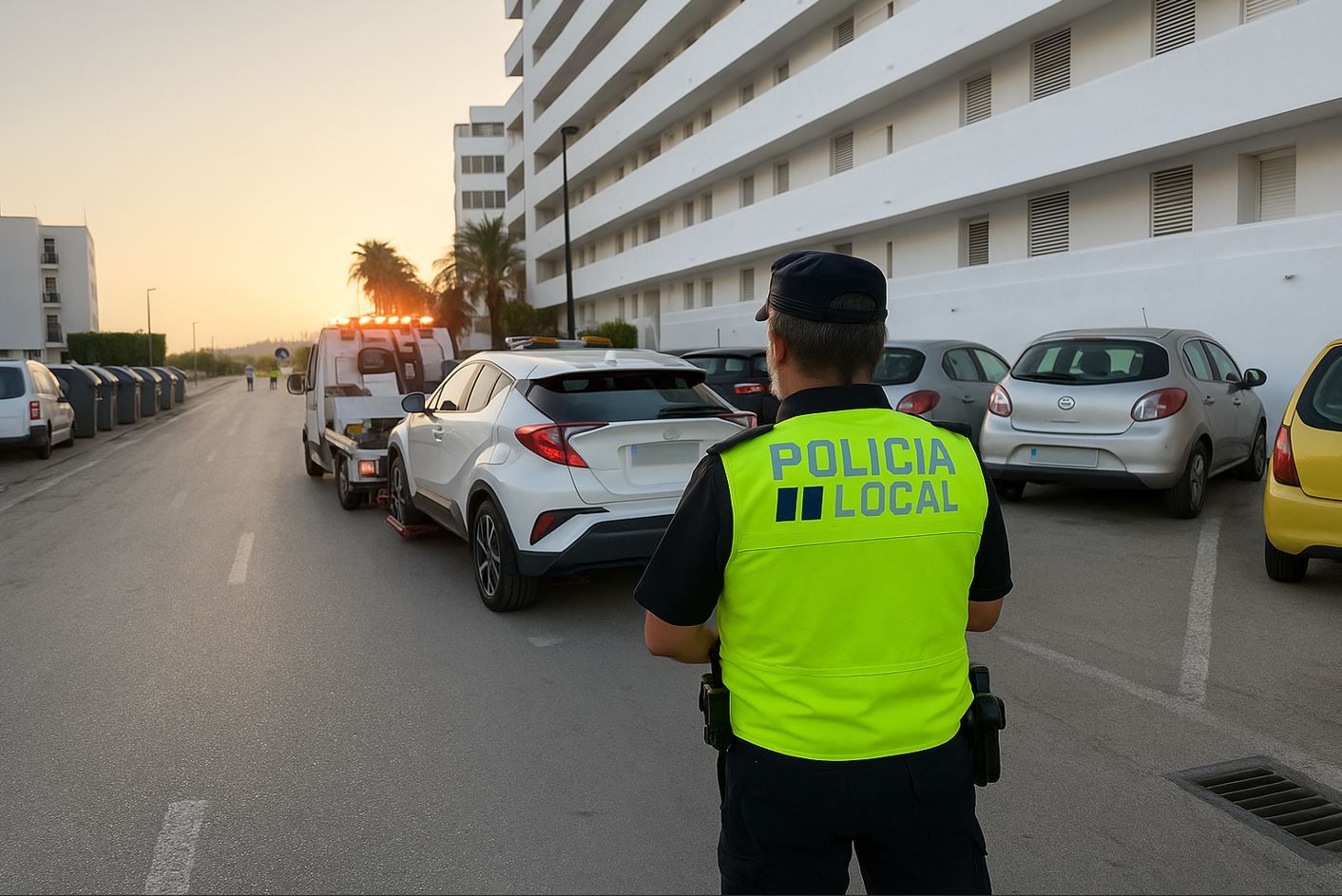 Un agente de la Policía Local de Ibiza