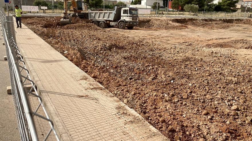 Arranca la excavación del colegio Santa Quitèria de Almassora