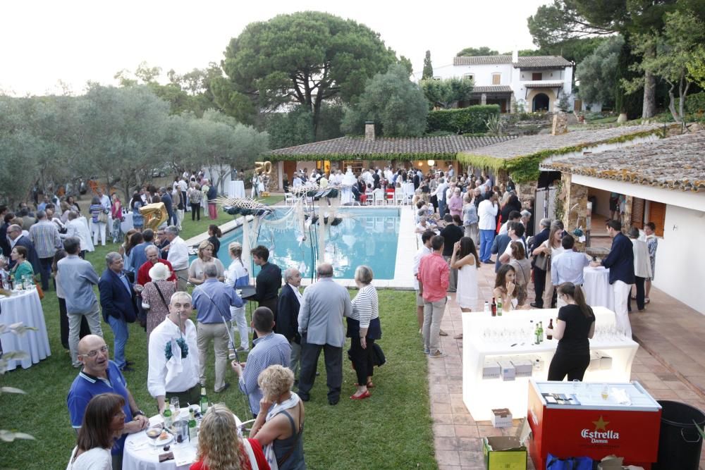 La finca de la família Sentís va acollir la recepció prèvia a la Cantada d'Havaneres de Calella