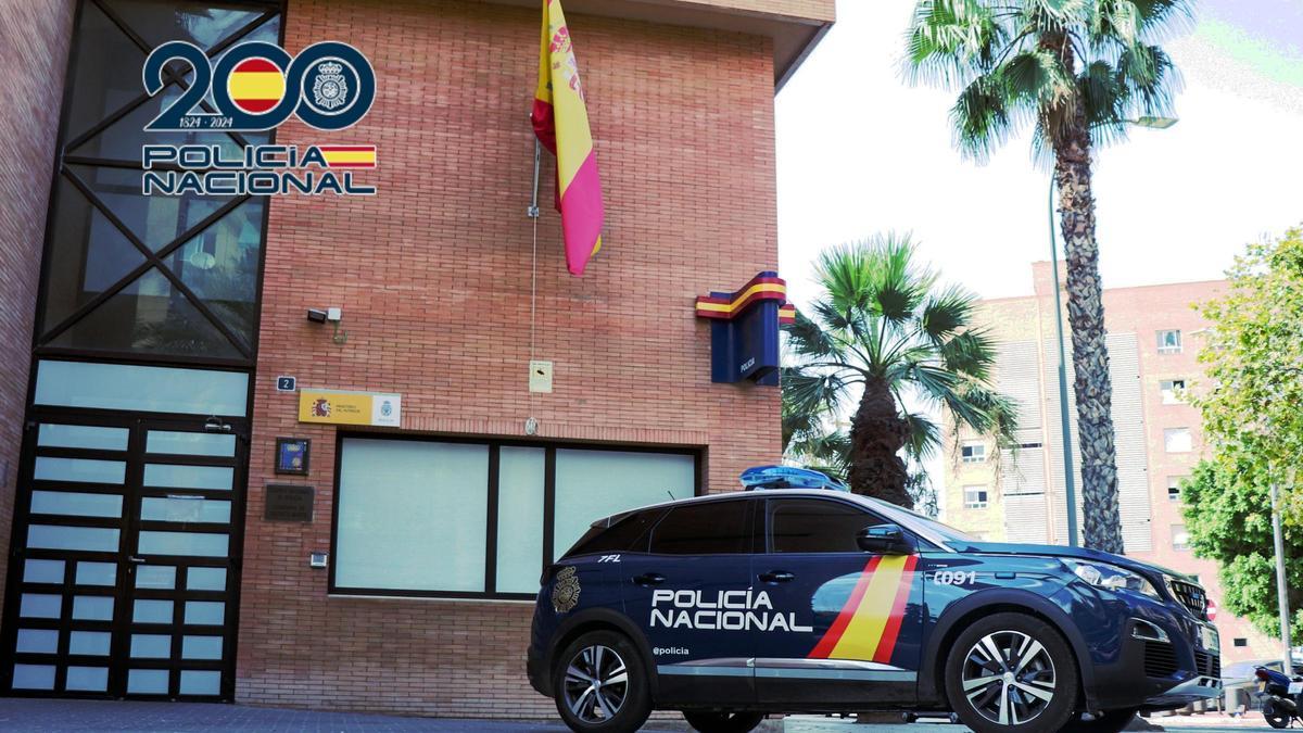Fachada de la Comisaría Norte de Alicante en una imagen de archivo.