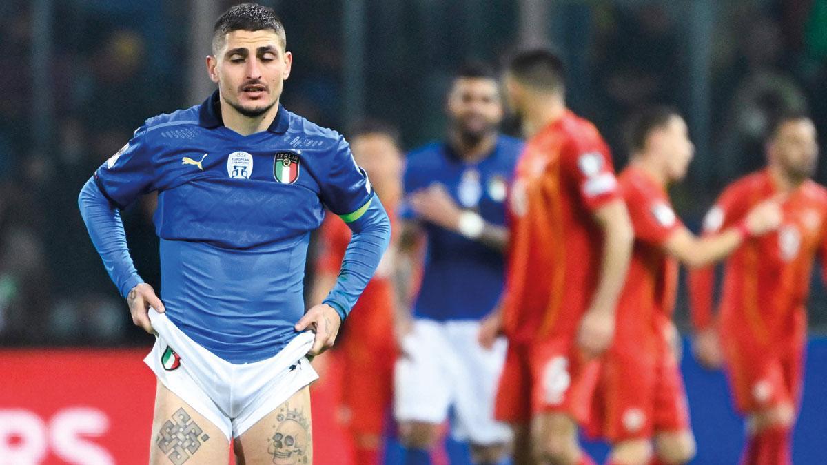Italia lleva más de ocho años sin jugar un Mundial