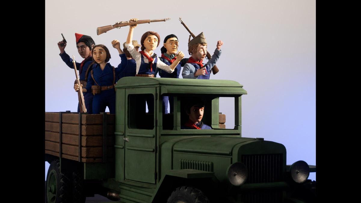 Un 'frame' del cortometraje 'Carmela' de Pangur Animation.