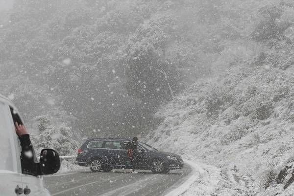 Nieva en la provincia durante el Día de Andalucía