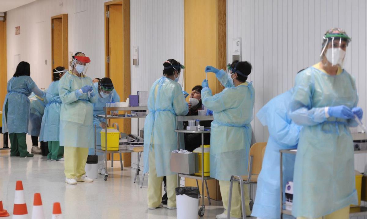 Cribado mediante test de antígenos durante la tercera ola en A Estrada.