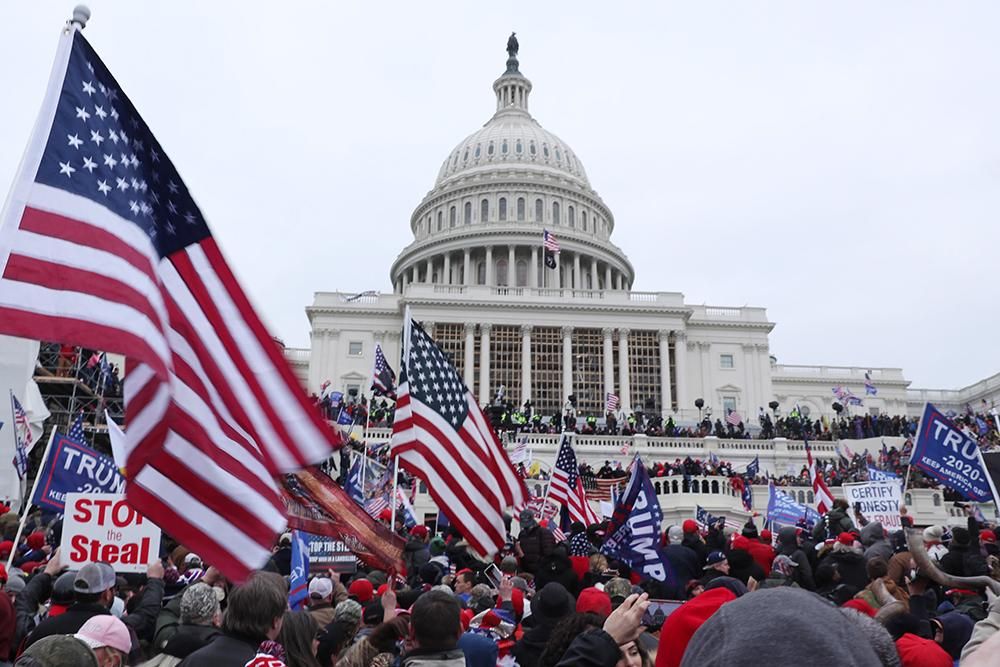 Imágenes del asalto al Capitolio por simpatizantes de Trump