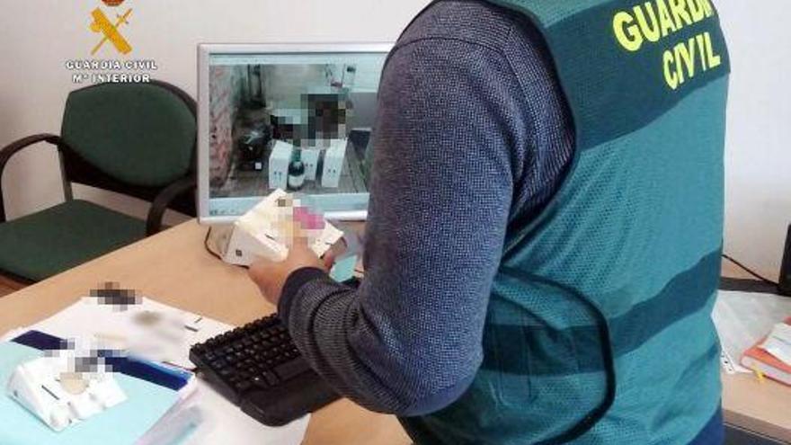 Actuación de la Guardia Civil para desarticular la organización del timo del nazareno