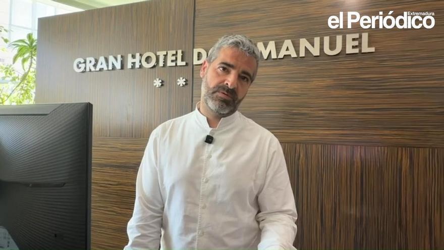 Vídeo | Una familia brasileña olvidó pasaportes y dinero en el hotel Don Manuel de Cáceres