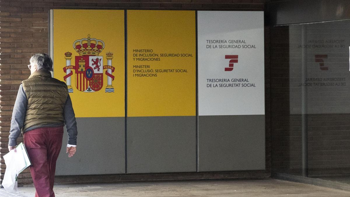 Oficinas de la Seguridad Social en València.