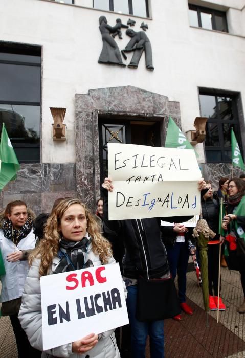 Protesta de los médicos y enfermeros del SAC