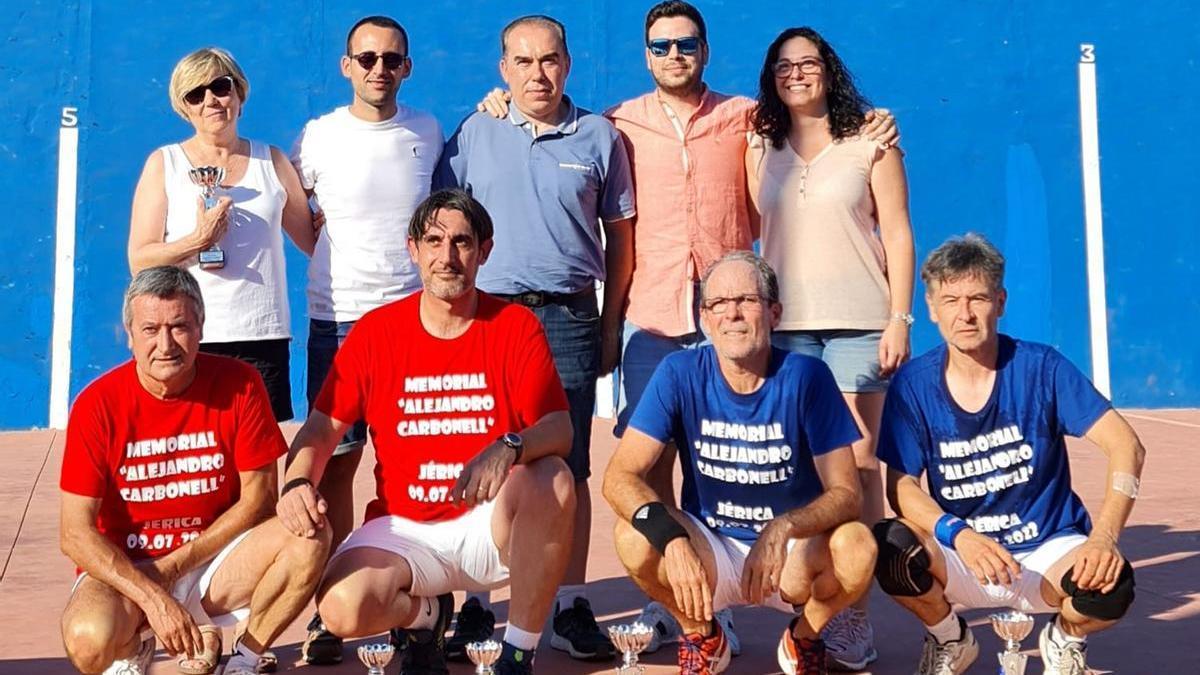 El Club Frontenis Jérica homenajeó a Alejandro Carbonell.