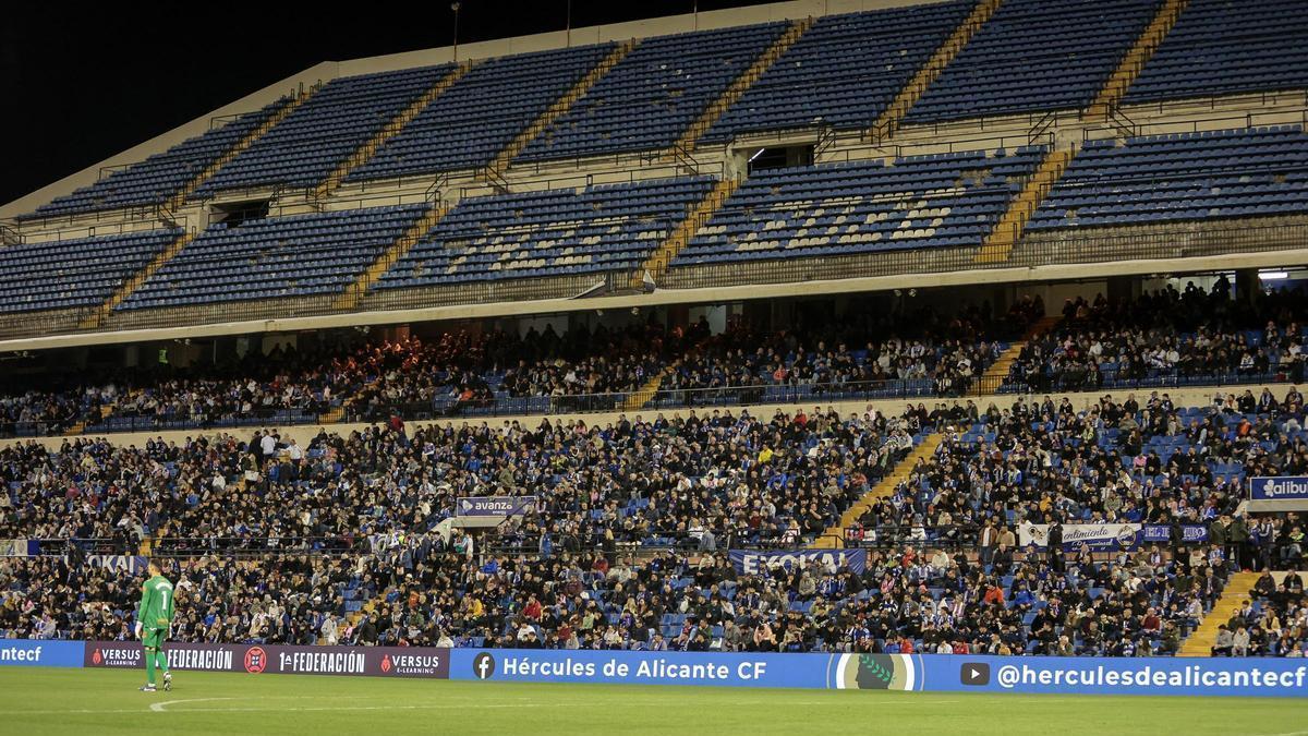 Las aficiones dan el último toque de emoción al Hércules-Eldense Las aficiones dan el último toque de emoción al Hércules-Eldense