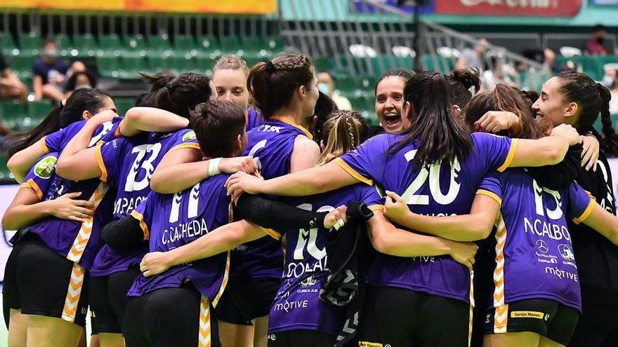 Las jugadoras celebran su pase a semifinales.