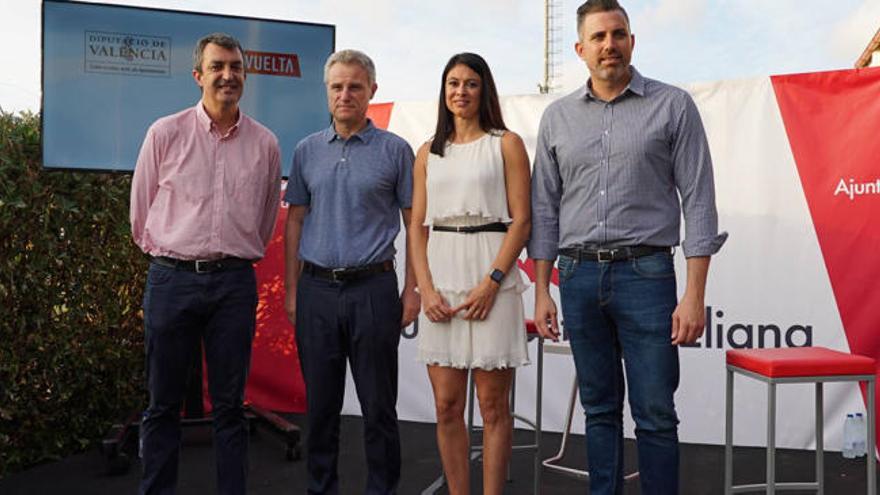 Presentación de la etapa cinco de la Vuelta a España en L&#039;Eliana.