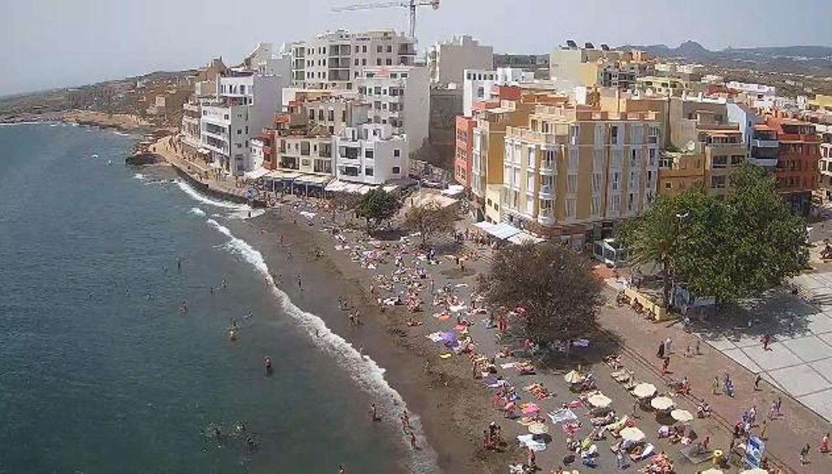 Captura de Playa Grande, en El Médano.