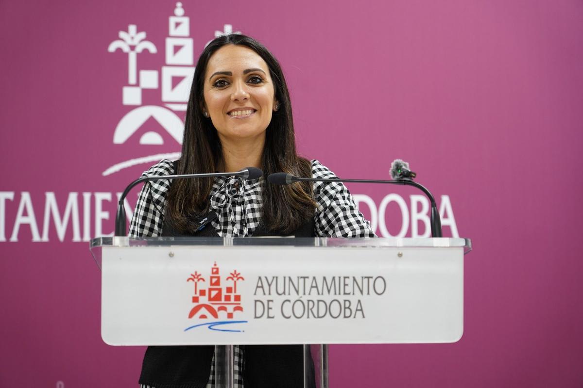 La viceportavoz del PSOE en el Ayuntamiento, Mamen González.
