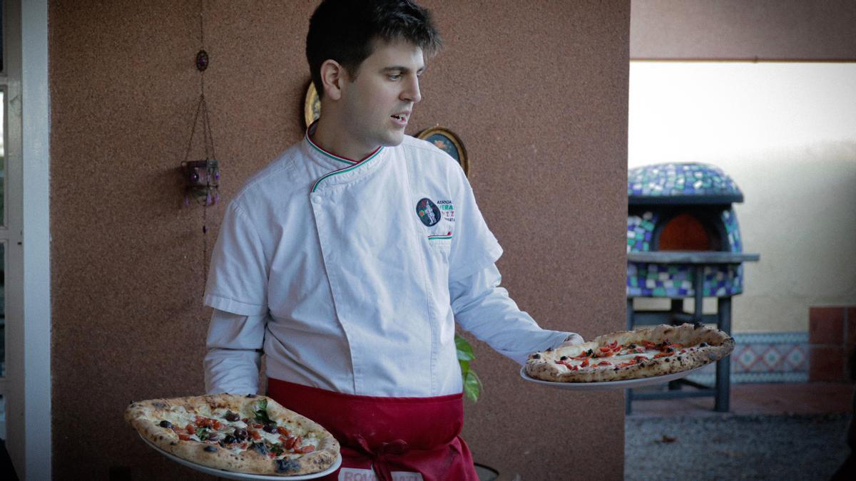 El 'pizzaiuolo' catalán Eric Ayala