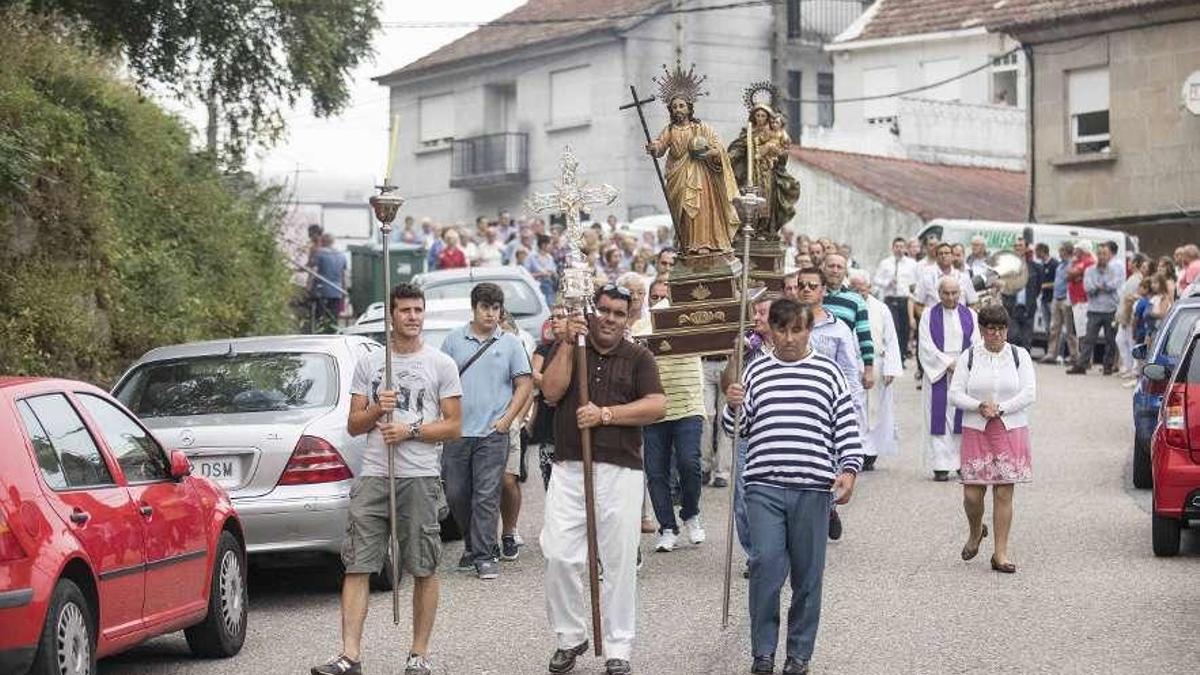 Fiestas de San Salvador de Teis en una imagen de archivo.