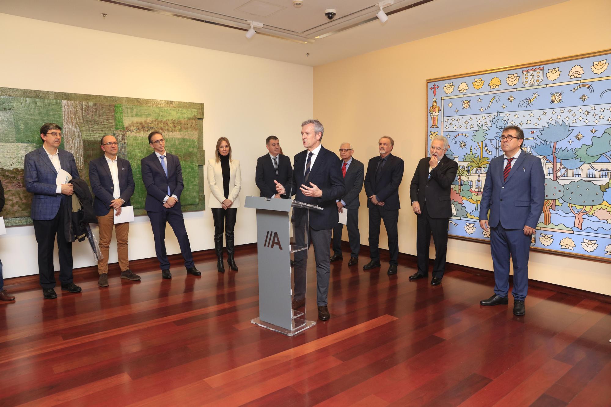 La colección del Parlamento de Galicia se estrena en Vigo con 'A Nosa Arte'