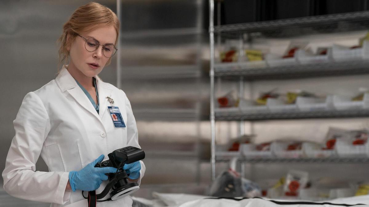 Nicole Kidman (la doctora Kay Scarpetta) en una imagen de 'Scarpetta'