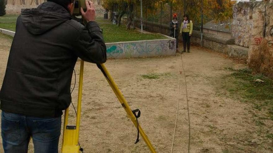 Trabajo de campo en el mirador de San Bernabé