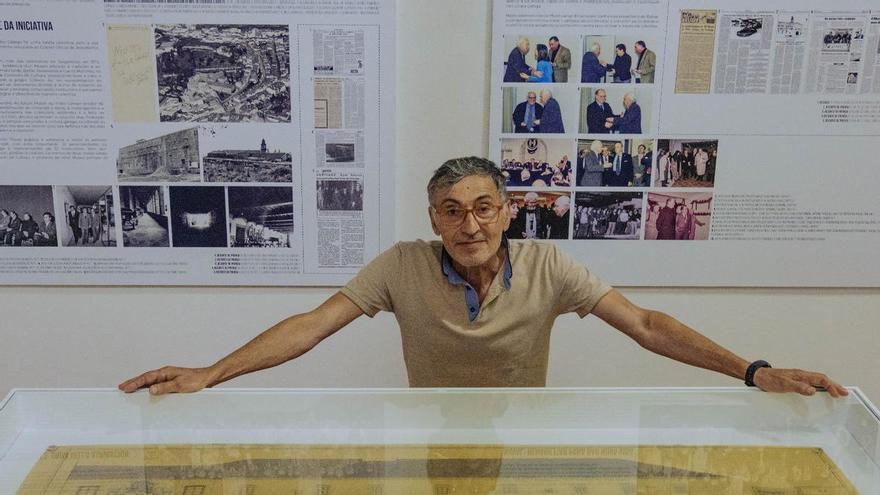 Manuel Vilas se despide del Museo do Pobo Galego tras 36 años: «Foi o traballo da miña vida»