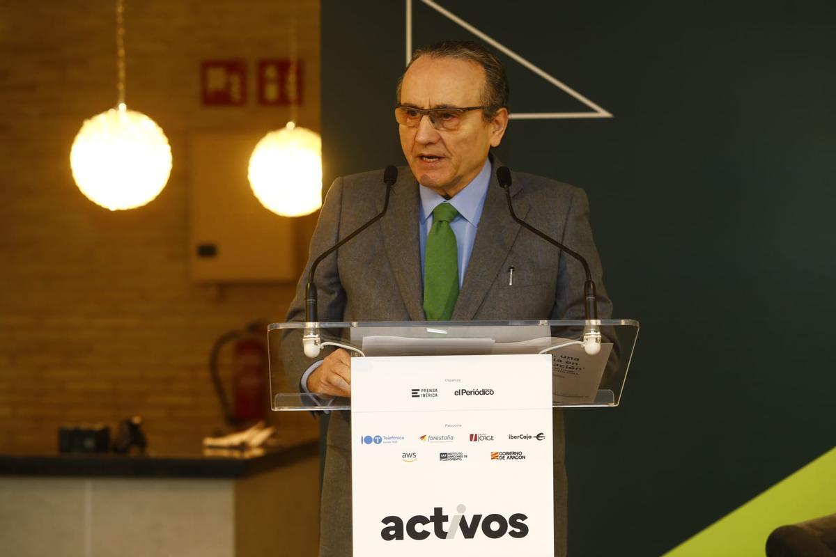 Javier Moll ha dado el discurso de bienvenida al acto de presentación de Activos