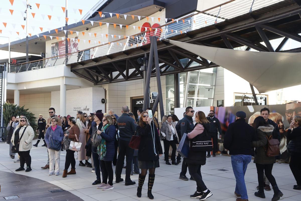 Galaería del centro comercial donde fue pillada la carterista detenida como presunta autora de tres hurtos.