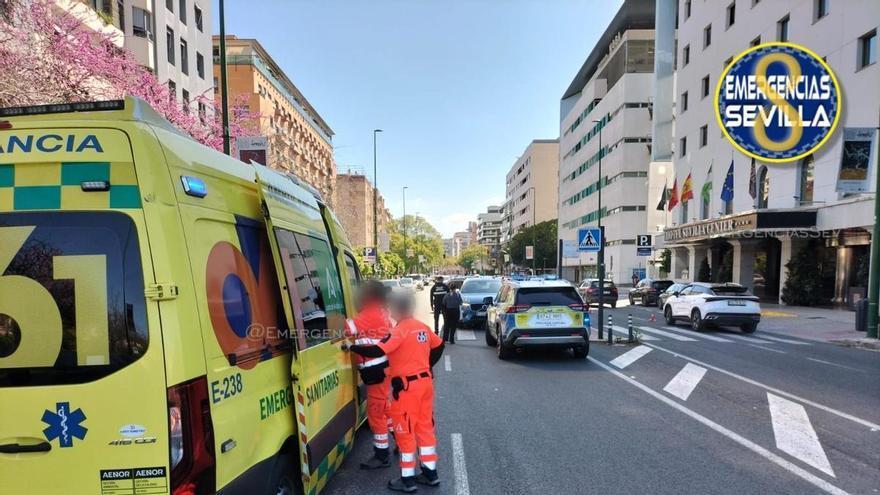 Herido un menor en bicicleta en un accidente en la avenida de la Buhaira
