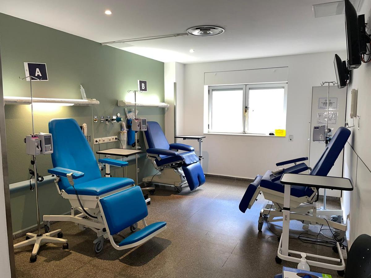 Instalaciones del Hospital de Día para covid del Hospital de La Candelaria.