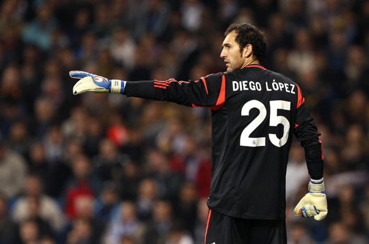 Diego López, en l’últim partit. Diego López, en l’últim partit.