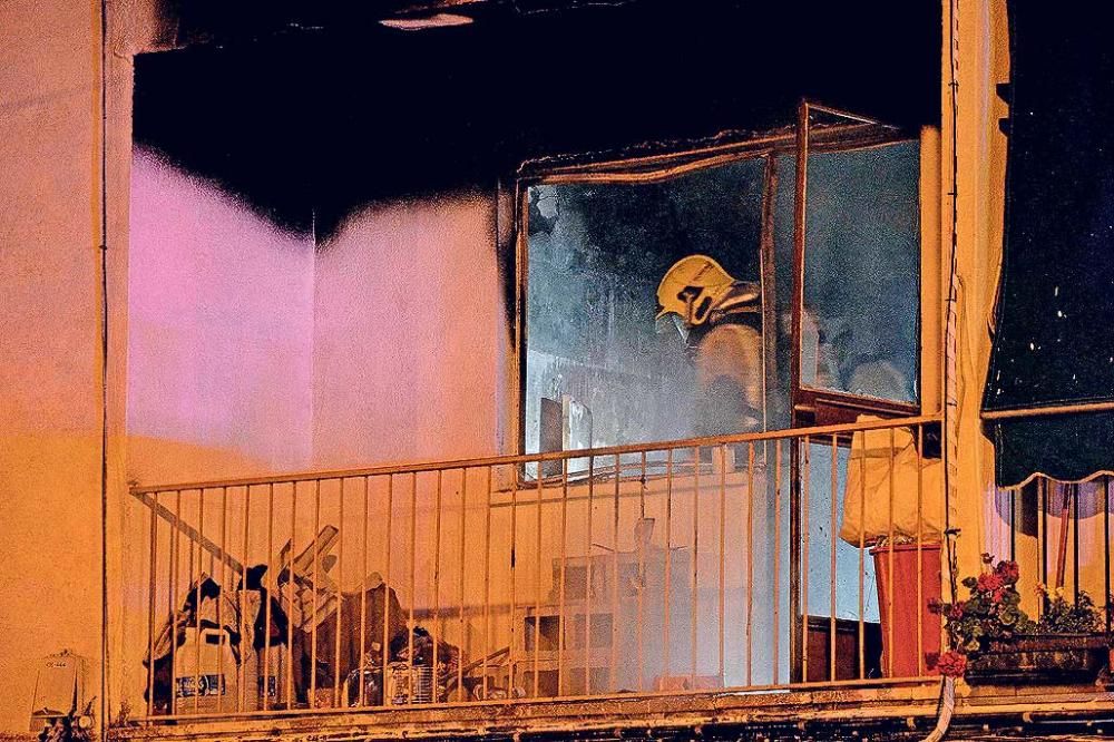 Desalojado  un edificio en Palma por un incendio