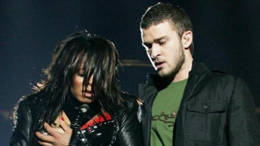 Janet Jackson y Justin Timberlake, en 2004.