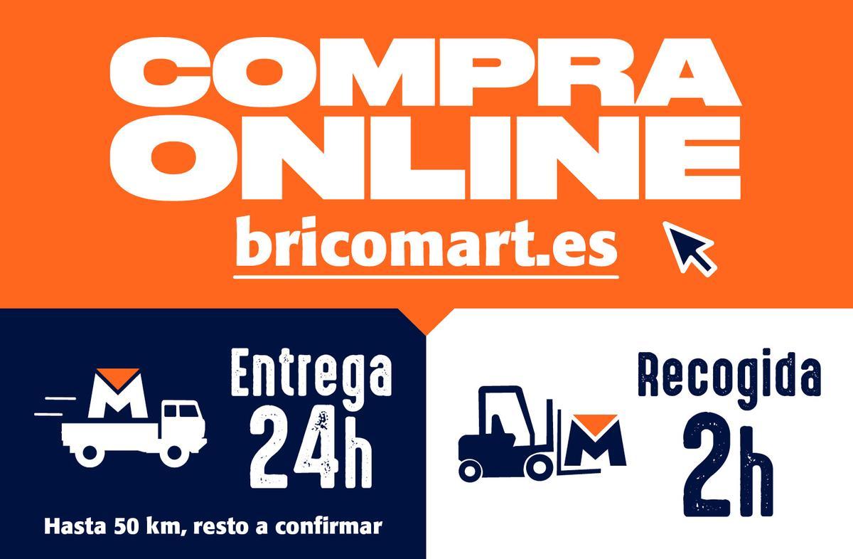 En el Almacén de BRICOMART Massanassa también puede realizarse compra online.