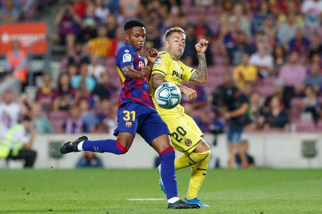 La mejores imágenes del partido entre el FC Barcelona y el Villarreal  LaLiga Santander disputado en el Camp Nou, en Barcelona.