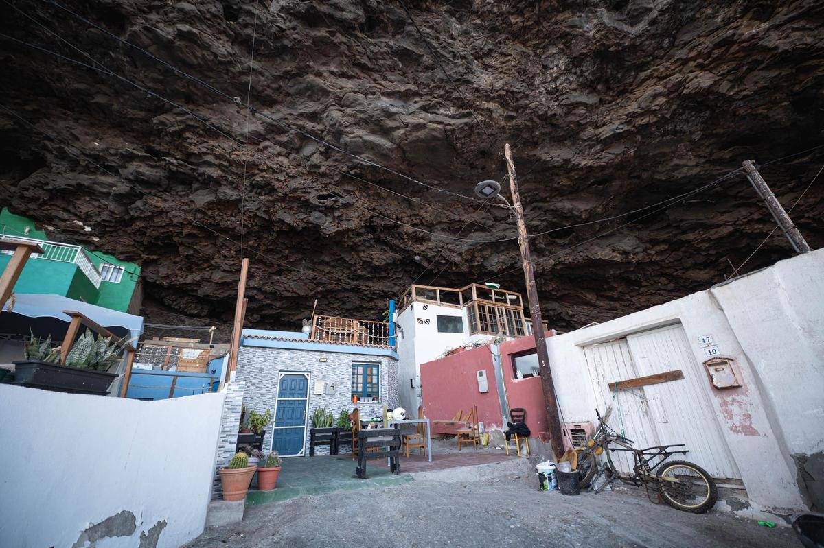 Cueva del barrio de Santa Lucía, en Güímar