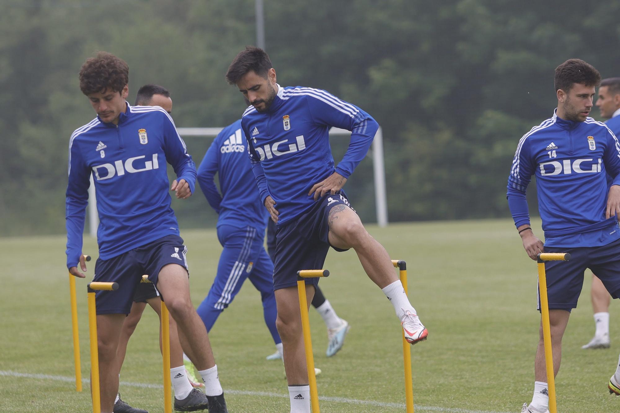 Las imágenes del entrenamiento del Oviedo