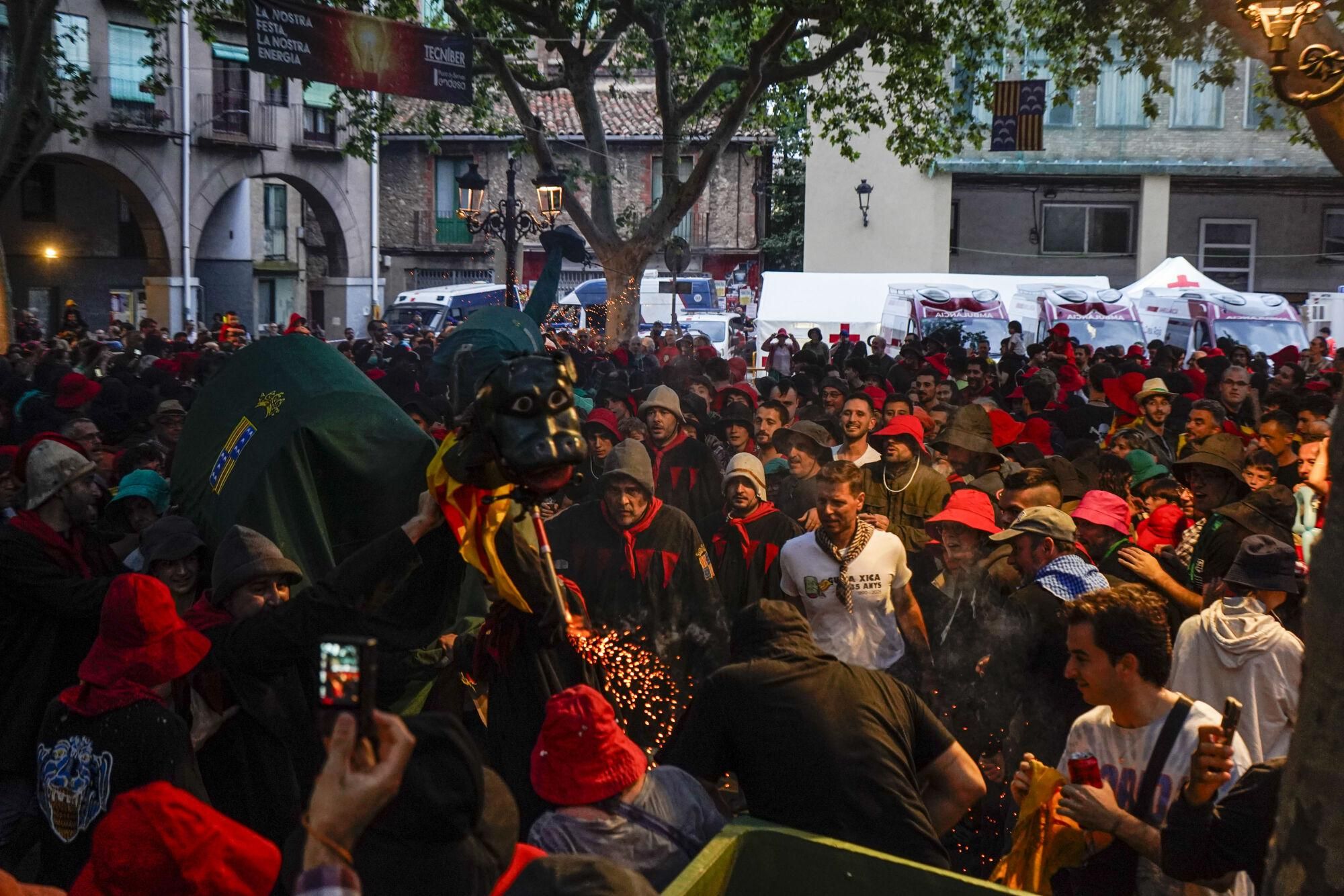 Passacarrers de Patum de dissabte