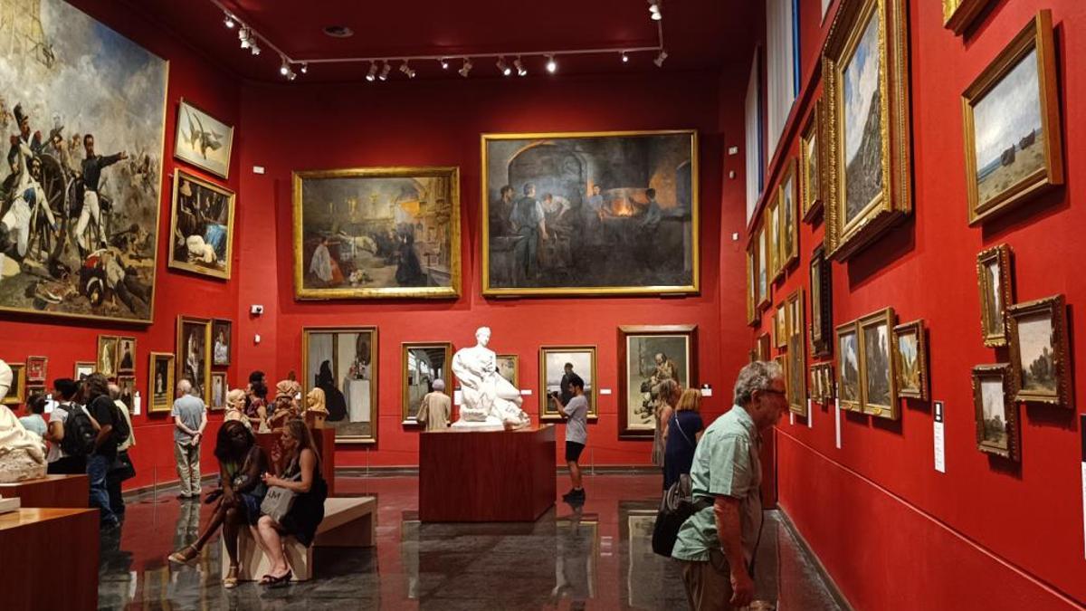 Vista de la Biblioteca Museu Víctor Balaguer de Vilanova después de la reapertura