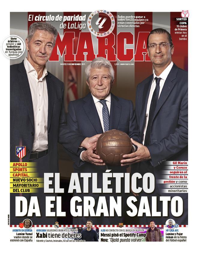 Estas son las portadas de la prensa deportiva de hoy